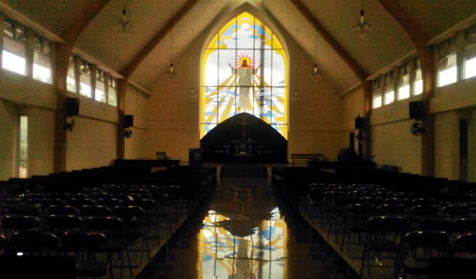 Ruang Ibadah GPIB 'PETRA' Bogor dikala siang